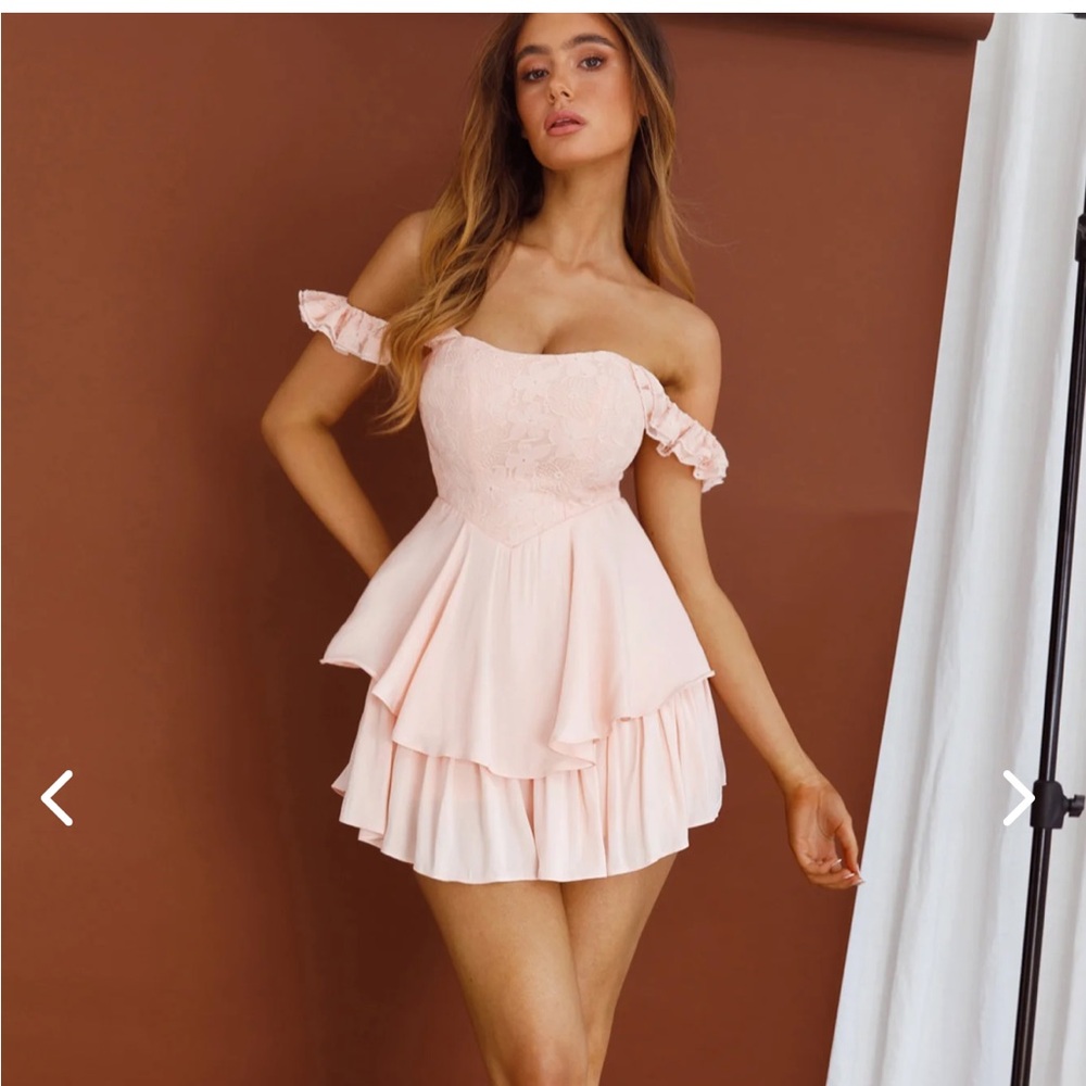 Selfie Leslie pink dress SMALL